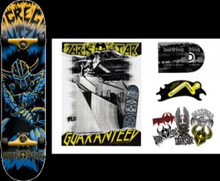 Darkstar Lutzka Flash Complete Skateboard Kit Free DVD