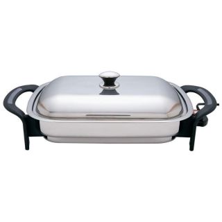  Surgical Stainless Steel Electric Skillet New Waterless Pan