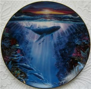  Enchanted Seascapes by John Enright Hamilton Plates Fish Mint