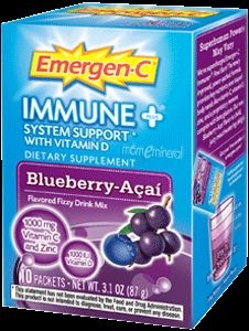 Emergen C Immune Blueberry Acai 10 Pkts by Alacer Corp