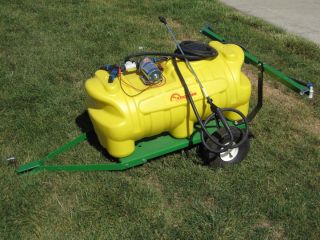 25 Gallon Electric Pull Behind Lawn Sprayer