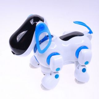 Robotic Playful Pet Electronic Dog Toy Music Lights Walking Puppy Kids