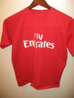 Emirates United Arab Airlines Fly Emirates Airplane Football Soccer T