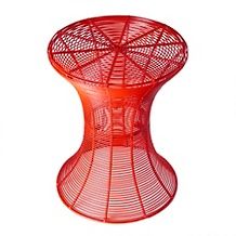 round a bout indoor outdoor round accent table red price $ 69 95 or 2