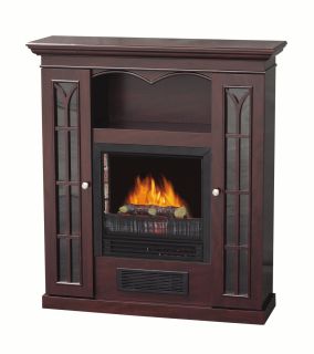 Riverstone Electric Cathedral Fireplace Heater CHERRY FREE SHIP