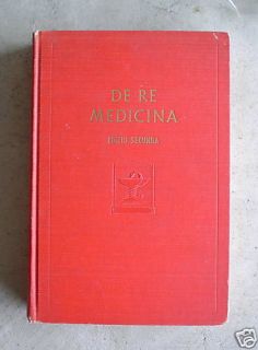 RARE 1941 Book de re Medicina by Eli Lilly Look
