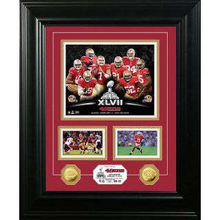 Highland Mint NFL 2012 NFC Champs Super Bowl Gold Plated Coin Photo