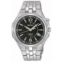  steel black dial kinetic watch price $ 375 00 note only 1 left