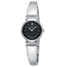 seiko ladies crystal black dial semi bangle watch d 20110510131258903
