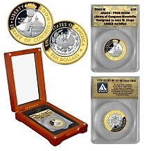 2000 PR69 $10 Library of Congress Bimetallic Coin