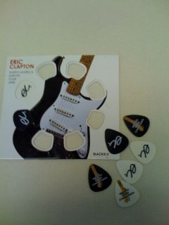 Eric Clapton 2008 Guitar Pick Pack North America Europe
