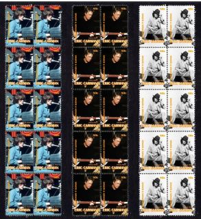 Eric Carmen Songwriter Set of 3 Mint Stamp Strips 2