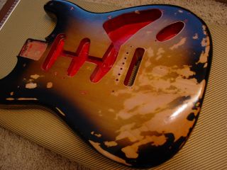 Fender ERIC JOHNSON Stratocaster BODY  2 tone Tobacco  Aged 2005 strat