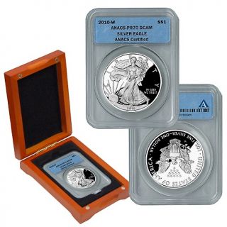 2010 PR70 ANACS DCAM Silver Eagle Coin