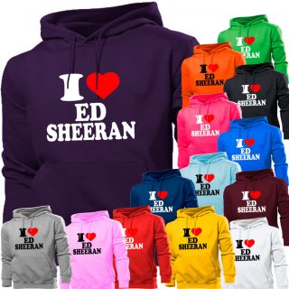 Love Ed Sheeran A Team Hoodie Hoody Women Boys Girls Kids Sizes New