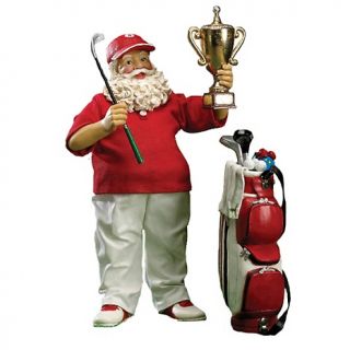  Decorations Santas Kurt Adler 10 Fabriche Golf Champion Santa