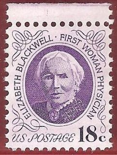 Postage Stamp U S Elizabeth Blackwell First Woman Physician Sc 1399