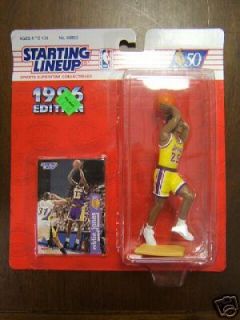 SLU NBA 1996 Eddie Jones Los Angeles Lakers Action Figure Original Pkg