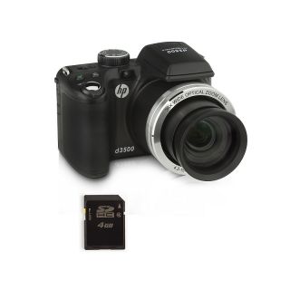 HP d3500 14.1MP, 720p HD, 36X Optical Zoom SLR Style Digital Camera