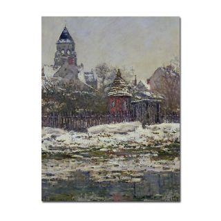 Claude Monet The Church at Vetheuil Art Print   14 x 19in