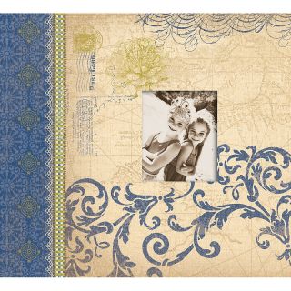  Scrapbooking Albums Blue Awning Postbound Album   12 x 12