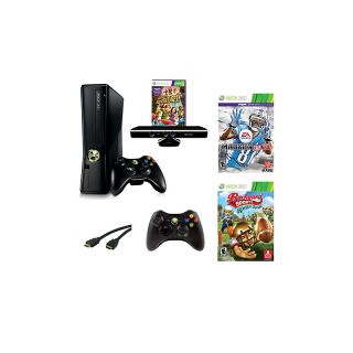 Microsoft Xbox 360 Kinect 4GB Madden NFL 13 Bundle with 3 Games, 2