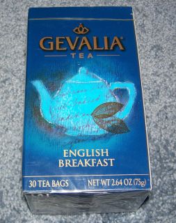 Gevalia English Breakfast Tea 30 Bags New