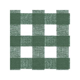  Deluxe Flannel Backed Vinyl 54 Wide 15 Yard Roll   Green Chess Check