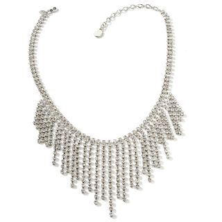 GLAMOUR Jewelry Rhinestone Fringe Drop 16 Necklace