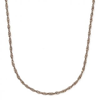  Necklaces Chain Technibond® Diamond Cut Singapore Chain 19 Necklace