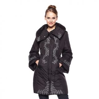  mischka embroidered puffer coat rating 4 $ 69 95 or 3 flexpays of $ 23