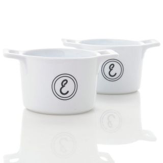 Emeril by Gorham Oven to Table Set of 2 Porcelain 18 oz. Soup Bowls at