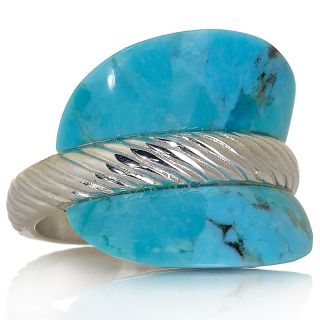  turquoise sterling silver ribbed saddle ring rating 28 $ 79 90 or