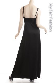 BCBG Max Azria Black Beaded Sateen Gown New Size 0