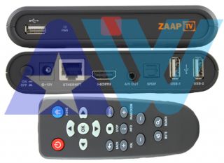 Zaap TV HD209N Reciever + FREE HDMI Cable (No Monthly or Annual Fees)