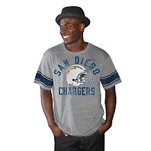 nfl bishort sleeve triblend tee chargers $ 9 95 $ 26 95