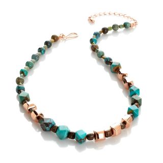 Jewelry Necklaces Beaded Jay King Turquoise and Copper Bead 19 1
