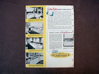 1950 Elkay Lustertone Catalog Stainless Steel Sinks Kitchens Chicago