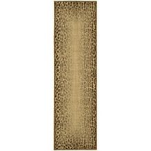 Nourison Beige and Brown Multicolored Indoor Area Rug at