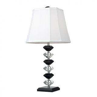 Dimond Lighting 26 Montrose Clear And Black Crystal Table Lamp