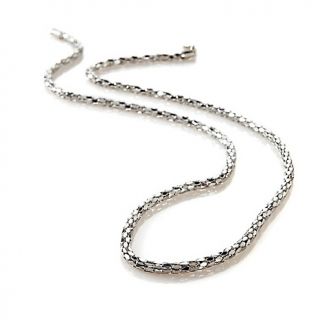  Steel Marquise Shaped Popcorn Chain 26 Necklace