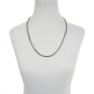  Steel Marquise Shaped Popcorn Chain 26 Necklace