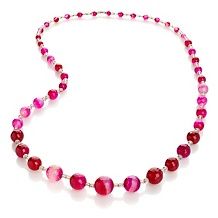 sonoma studios graduated agate bead 30 necklace d 20120802110428117