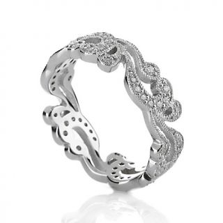 Xavier .36ct Absolute™ Scroll Design Eternity Ring