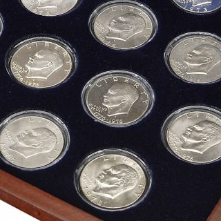 1971 1978 Eisenhower Silver Dollar Coins   32 Coin Set