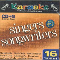 Singer Songwriters Karaoke CD G 16 Songs Neil Young Gordon Lightfoot