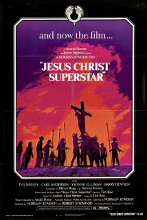 Jesus Christ Superstar 1973 Orig Movie Poster Near Mint