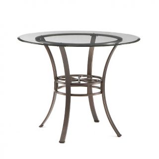 House Beautiful Marketplace Lucianna 38 Dining Table with Glass Top