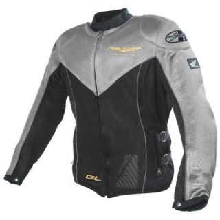 Ladies Joe Rocket Goldwing Mesh Motorcycle Jacket in Grey Size Small