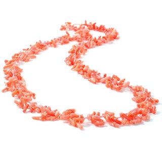  Bamboo Coral and Mother of Pearl 36 Necklace